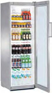 Frigovetrine ventilate Refrigerazione Le frigovetrine Liebherr con display personalizzabile sono ideali per la presentazione dei prodotti.