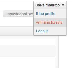 nel punto 3 della figura mostrata sopra. Eseguiamo il logout e riconnettiamoci.