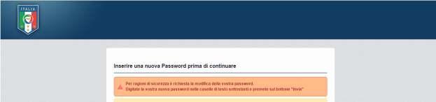 Modifica password al primo accesso Al primo accesso il
