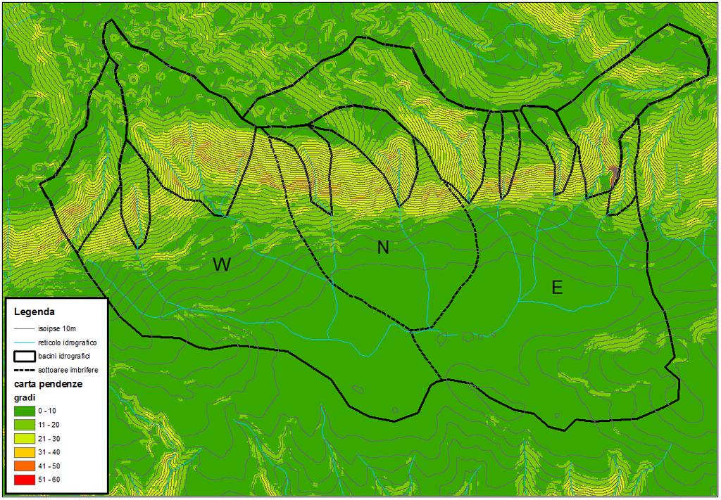 Il bacino idrografico ricade prevalentemente nell'area di affioramento dei Calcari di S. Giovanni Rotondo, in minima parte da depositi colluviali recenti e da depositi lateritici residuali. 2.1.