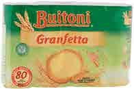 46 g 32,61 FETTE BISCOTTATE GRANFETTA BUITONI classiche, 80 fette, 600 g 2,50