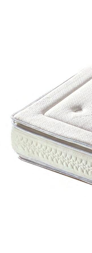 Anatomico con strato in memory foam Trycel Memored HC e Trycel SmartClima Dati tecnici Altezza materassi: circa cm 29.