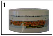 00969 Rotolo Nastro Adesivo MAR Maranello Adhesive Tape.