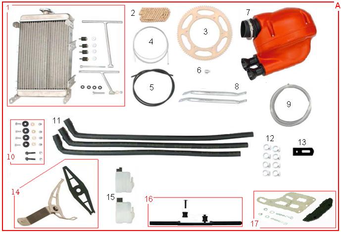 MaranelloKart 20 KIT PRONTO GARA KF KF READY TO RACE KIT ES Codice/Code DESCRIZIONE ITEMS QT. A CRG.5000 PRONTO GARA KF-KF2-KF3 KF-KF2-KF3 Ready To Race KIT. 570,00 - MAR.