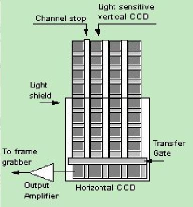 Architetture per sensori CCD a matrice Frame Transfer CCD max