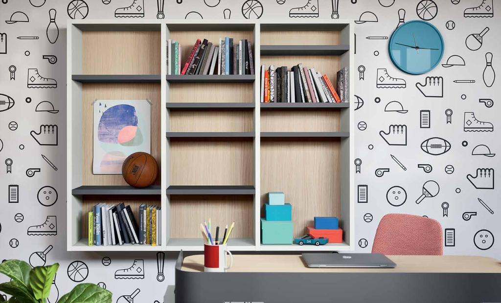 system libreria / bookcase Luce complements