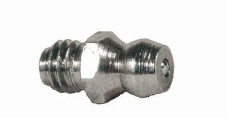 Ingrassatori in acciaio AISI 303 AVP 11 SmPb37 - UNI EN 10204 Trattamento di zincatura bianca (7 micron).