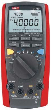 UT-71D - Multimetro digitale professionale UT-71D - Professional digital multimeter UT-61E - Multimetro TRMS autorange con porta USB UT-61E - USB port TRMS autorange multimeter UT-71 costituisce la