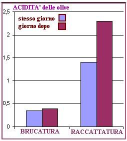 Acidità libera Questa analisi esprime la percentuale di acidi grassi liberi presente nel prodotto.