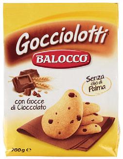 1,73 /kg BISCOTTI BALOCCO CON CIOCCOLATO