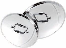 ALUM107 CASSERUOLA BASSA con un manico tubolare inox Casserole pan, 1 tubular handle / Casserole, 1 manche tubulaire Niedrige Kasserolle 1 Röhrstiel / Cacerola baja 1 mango tubular Bottom Capacity