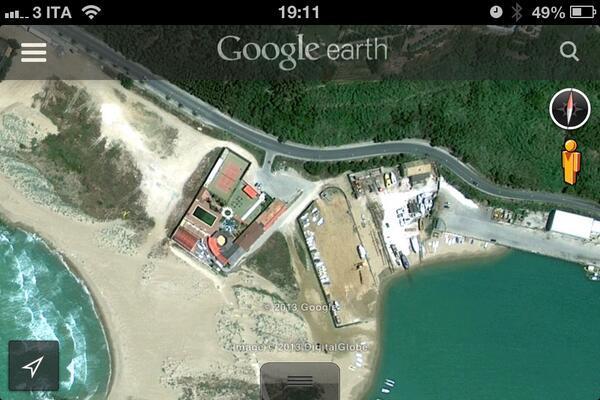 All. 1 Vista Google area club e area mezzi regatanti Club Nautico Gela Area attrezzata per