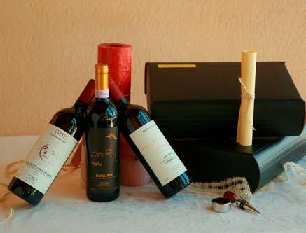 12 SELEZIONE COUVETTE SETA NERA Da 2 e 3 bottiglie Couvette bombata Seta Nera 2 e 11,90 > Codice N2 1 bottiglia Vino Dolcetto di Dogliani DOC SOL Vigna Cornole 2008, 13,5% Vol.