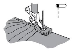 PIEDINO PER PASSAMANERIA (4129898-45) Applica oppure cuce passamaneria o cordocino per finiture decorative. Usa uno stabilizzatore all occorrenza.