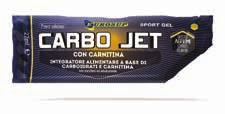 CARBO JET Carboidrati a portata di mano Gel energetico per gli sportivi più esigenti Prima e durante l attività fisica intensa Formula con carnitina Informazioni nutrizionali per dose giornaliera - 2