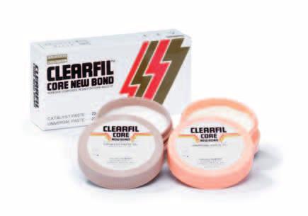 RICOSTRUZIONE DEI MONCONI AUTOPOLIMERIZZABILE CLEARFIL CORE (CLEARFIL CORE NEW BOND) CLEARFIL CORE è un composito autopolimerizzabile per la ricostruzione del moncone.