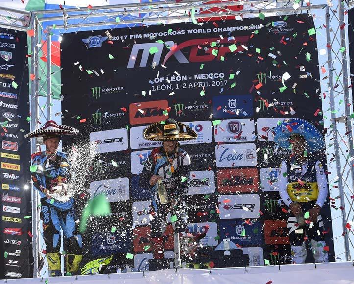 CAMPIONATO MONDIALE FIM MOTOCROSS 2017 4ª TAPPA Doppia vittoria per Pirelli nel Gran Premio del Messico del Campionato Mondiale FIM Motocross.