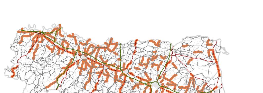 RAPPORTO ANNUALE DI MONITORAGGIO Figura 8 Mappa delle tratte omogenee di traffico