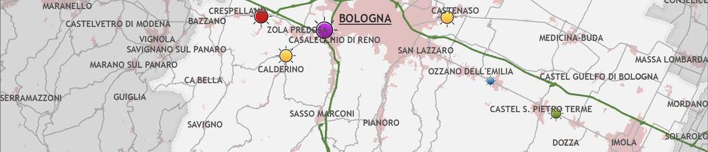 39 3.99 8, 8 BO SS 9 tra Anzola dell'emilia e Bologna.