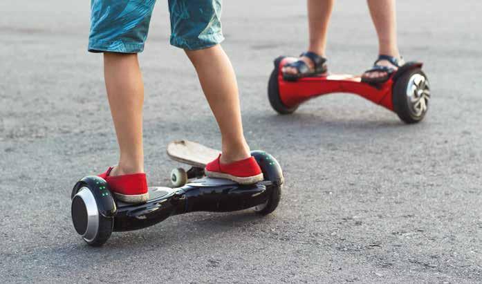 Veicoli Il cosiddetto hoverboard è autobilanciato.