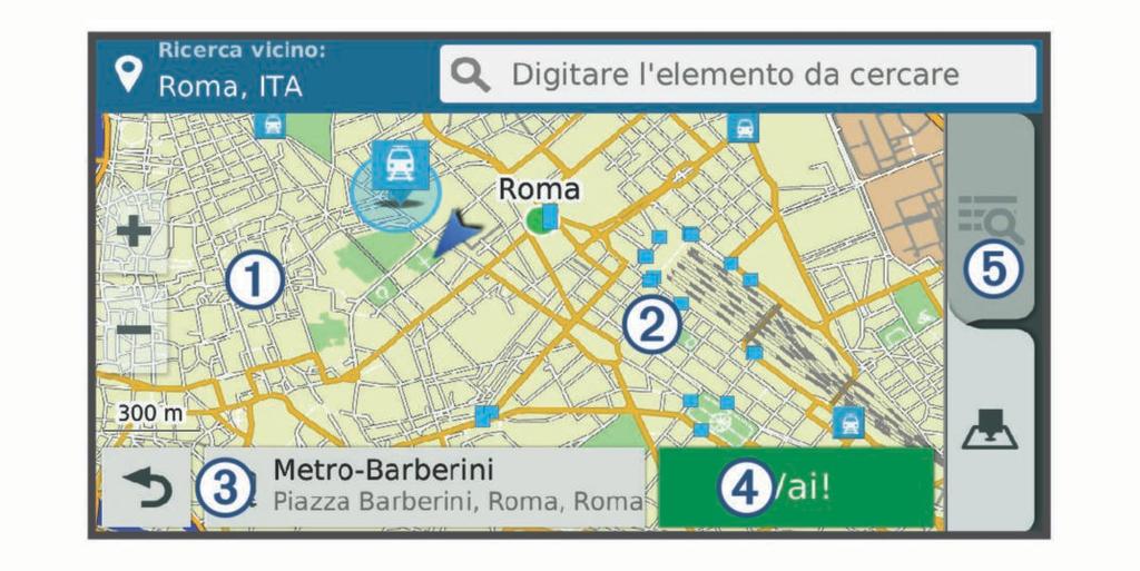 negozio in un centro commerciale o un terminal specifico in un aeroporto. 1 Selezionare Dove si va? > Digitare l'elemento da cercare.