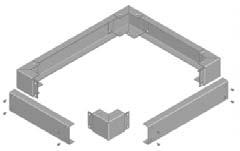 Assemblaggio e fissaggio Zoccolo 2 Vite autoformante M6 B00 / B700 / B1000 B00 / B700 /