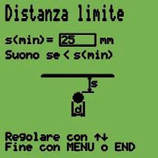 Si posiziona la sonda universale (trasformatasi a questo punto in sonda di diametro ) in corrispondenza dell asse di un armatura e - premendo un solo pulsante - si ottiene la visualizzazione