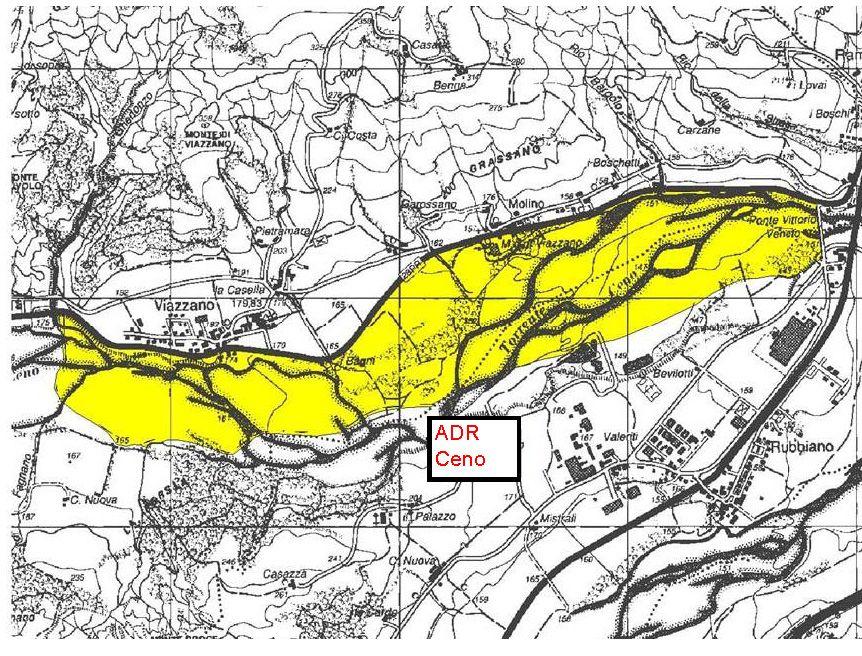 pag 67 Ceno Comune: Varano; Solignano; Sup: 153,43; Tipo B1 A nord SP 28 da Ponte Vittorio Veneto fino a poco