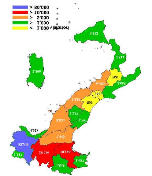 Grafico 3 TURISTI ITALIANI PER