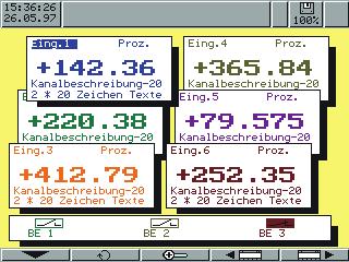 numerica di un solo canale k Rappresentazione a istogrammi degli ingressi analogici k Visualizzazione ON/OFF dei canali