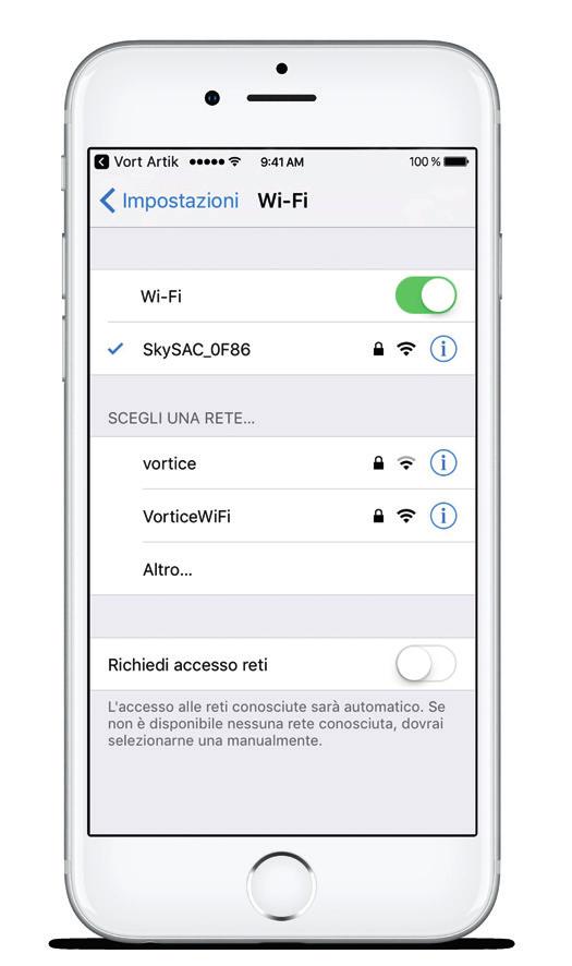 6 Fig.7 Verrà visualizzata la lista delle reti Wifi, selezionare la rete a cui il climatizzatore si collegherà (Fig.