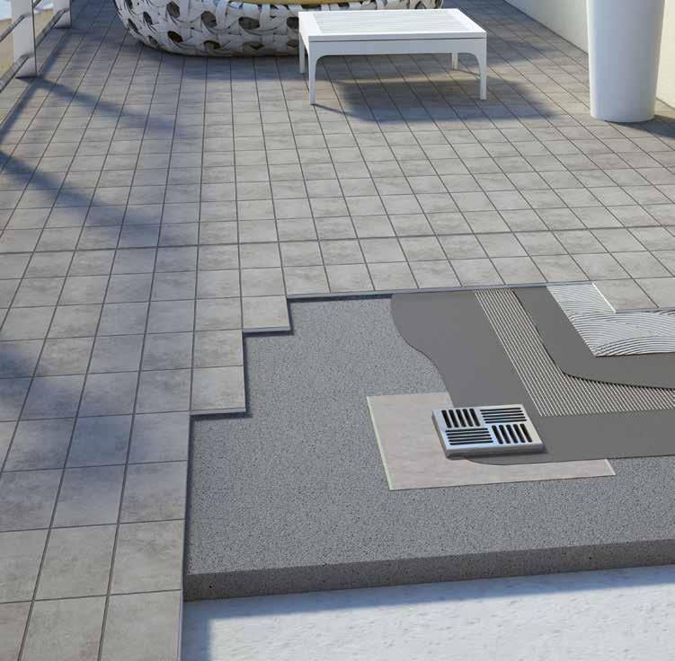 Prodotti per l impermeabilizzazione Guida all utilizzo Prodotti impermeabilizzanti per terrazze e balconi Terrazze e balconi corrispondono a pavimenti esterni.