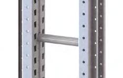 Scaffalature portapallet META MULTIPAL E Accessori 1 1 Supporto angolare leggero* carico 20 (a coppia) per la profondità della scaffalatura, con bordatura