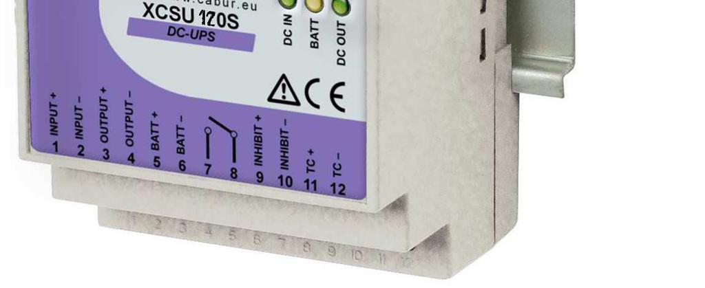 (LxHxP) DESCRIZIONE: XCSU120S è un carica batterie intelligente dotato di microprocessore per determinare l algoritmo più appropriato di carica e di monitoraggio dell efficienza delle batterie.