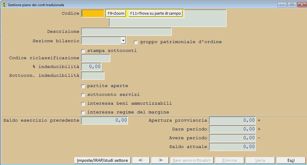 il sottoconto inserito nella registrazione abbia vistato il campo interessa regime del La richiesta del bene usato interessato dalla registrazione avverrà una volta confermato l'importo sul rigo del