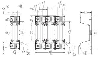 Portafusibili per fusibili 70-100A - Fuseholders for