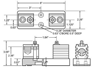 Fuseholders for fuses 80-100a Portafusibili per fusibili 125-200A - Fuseholders