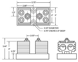 for fuses 250-400a Portafusibili per fusibili 450-600A - Fuseholders for fuses