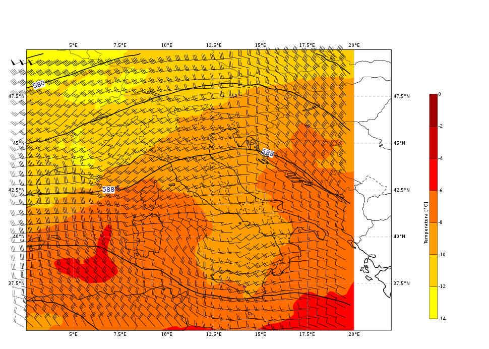 1. Evoluzione generale e zone interessate Il 29 luglio lo scenario europeo si presenta con un ampia area anticiclonica sul bacino del Mediterraneo, mentre, a nord del settore alpino, scorre il flusso