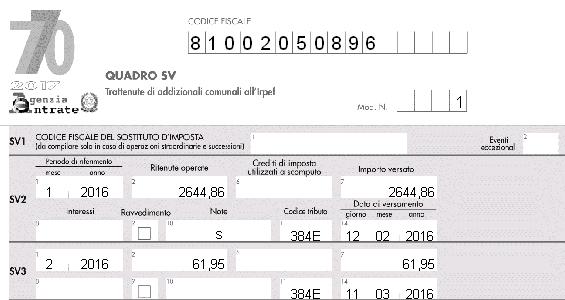 stata aggiunta una selezione, da utilizzare per uso interno, per