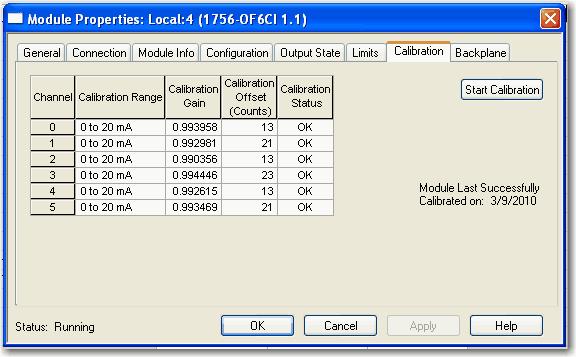 Capitolo 11 Calibrazione dei moduli I/O analogici ControlLogix 16. Fare clic su Finish.