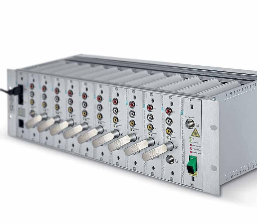 Catalogo SMATV Centrali di testa Sono disponibili in una gamma completa, per tutte le esigenze impiantistiche di distribuzione del segnale.