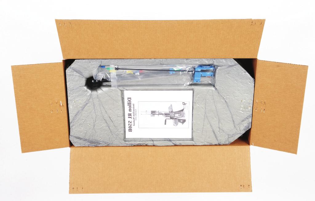 Dosatore polvere con bacchetta Leva caricamento con rondella e dado Manuale di istruzioni RL 550B 3 f.