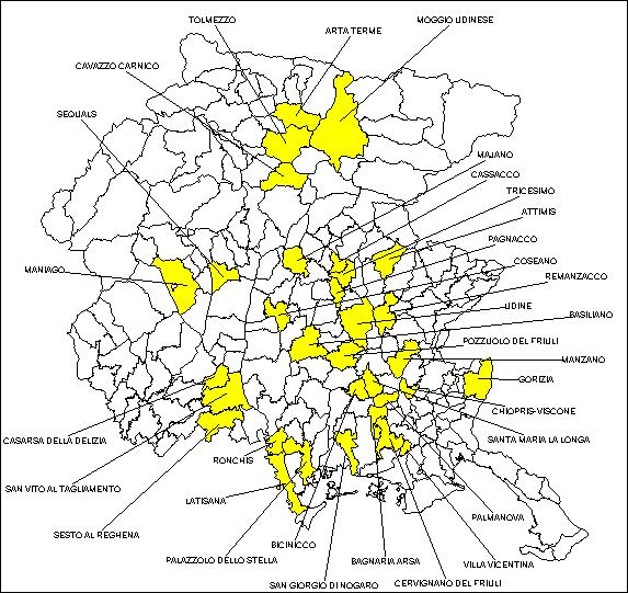 L. Picco La combinazion dai trê criteris tal 1978 e veve produsût 17 strâts, e di chei par mieç des tabelis dai numars aleatoris a jerin stadis tiradis fûr lis unitâts primariis (i comuns) (Figure 2).