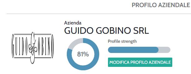 3.2 MY COMPANY PROFILE: modifica il tuo profilo aziendale Cliccando su «modifica profilo aziendale» potrai aggiornare le