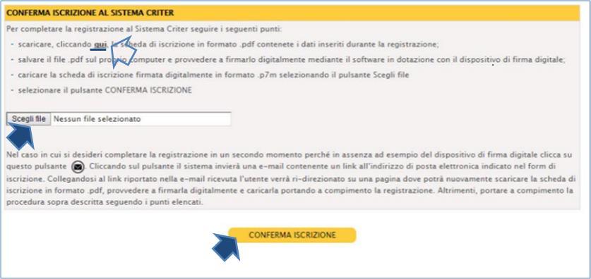 4 COMPLETAMENTO PROCEDURA ISCRIZIONE Dopo aver selezionato il pulsante ISCRIZIONE l'utente verrà re-indirizzato verso