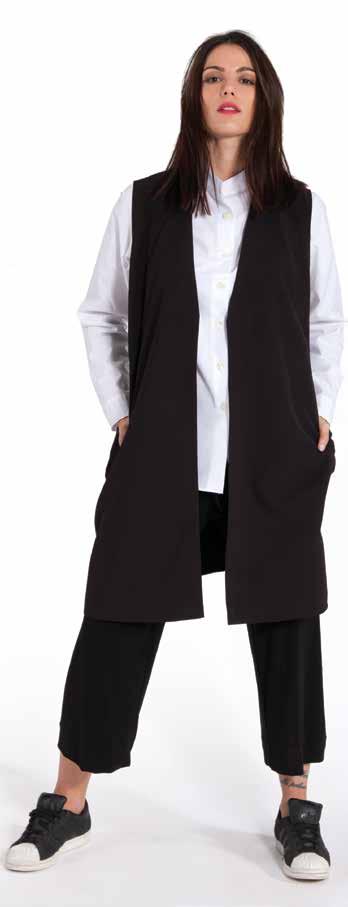 preventivo) /bianco, nero/nero PANTALONE RIPLY con maglia