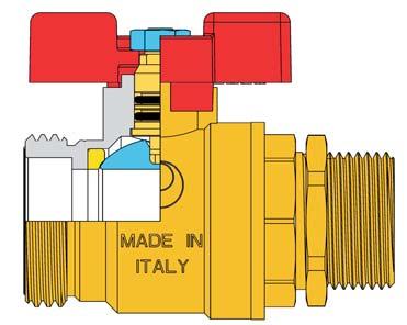 VALVOLA IVR 87 Valvola maschio - maschio Impieghi: La valvola a sfera viene utilizzata nei moduli di contabillizzazione IVR MULTIKLIMA N. DENOMINAZIONE MATERIALE TRATTAMENTO N.