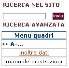 1.1 Nuova iscrizione Per iniziare ad inserire i dati di una nuova ditta, cliccare sul link Nuova Iscrizione in fondo alla pagina. Viene presentato il quadro A.