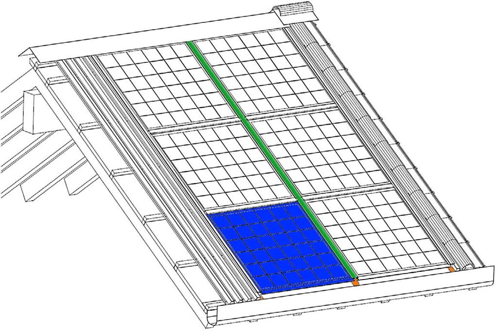 Sistema TSE PV Copertura fotovoltaica integrata Sistema TSE PV Copertura fotovoltaica